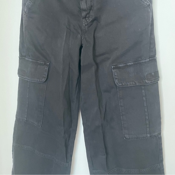BNWT Petite Drape Stretch Super High-Waisted Cargo Baggy Wide-Leg Pant - Picture 5 of 7
